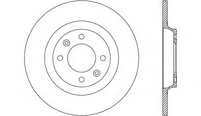 OPEN PARTS bdr263210 -  Тормозной диск